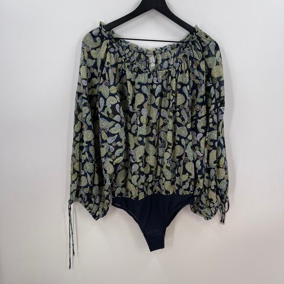 Free People Sundown Bodysuit Size Small - Picture 2 of 9